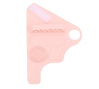 Makeup Palette Silicone Wristband Makeup Mixing Palette Wrist Strap with Adjustable Hook and Loop Fastener Strap for Makeup Tools (Pink)