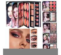 Makeup Palettes,48-Color Matte Eye Shadow,Highlighter Blush Lipstick Palette - for Daily Party Travel Holiday Birthday Dates Photoshoots Work Wedding Events Women Brides