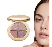Makeup Palettes - Eye Ch ompact | Shimmer Cosmetic Long-Lasting Blush for Face Teens Mature Skin Older Girls Travel Professional Multi-Use Eyeshadow Highlighter Bronzer Cosmetics Kit Set