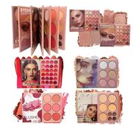 Makeup Pallet for Women - of Blush Highlighter Portable Multicolor Long Lasting Book Style Girls for Women Beginners Daily Parties Dating Commuting Photogr Service
