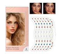 Makeup Patches | Festival Accessories Speckles Stickers,Versatile Cosmetic Star Patches Adhesive Facial Decor for Women Girls Parties School