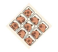 Makeup Pouch Cloth - Self Adhesive Magic Cloth Makeup Bag | Fabric Wrap for Travel, Camping, Hotel, Dating | Stationery, Skin Care, Accessories Storage, capybara, 説明を参照してください, See Description