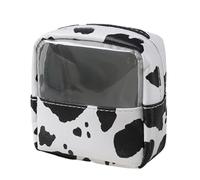Makeup Pouch,Cow Print Travel Toiletry Cosmetic Bag | Portable Waterproof Makeup Case Organizer with Large Capacity for Skincare, Toiletries, Women, Girls