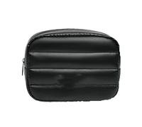 Makeup Pouch Pearl Finish Large Capacity Practical Handheld Design Perfect for Travel and Outdoor Activities Handbag, black