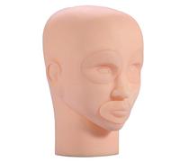 Makeup Practice Head, Silicone Safety Manikin Head For Permanent Tattoo, Removable Silicone Mannequin Training Head Model