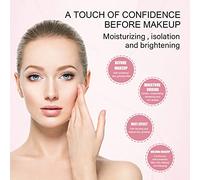 Makeup primer gel, pore-minimizing primer, moisturizing, oil-controlling, brightening, suitable for dull, dry, or oily skin.