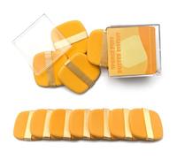 Makeup Puff、Beauty Makeup Wonder、Evenly Apply Makeup、Non - powder - absorbing Makeup Puff、air cushion powder puff dry wet dual-use makeup sponge puff butter biscuit shape