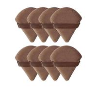 Makeup Puff Set 8pcs Triangle Face Powder Soft Plush Sponge Washable Reusable Foundation