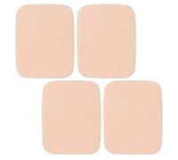Makeup Puff Sponge Powder Pad 2 Sets for Loose Cosmetic | Khaki Sponge Pair, Even Application for Powder Makeup, Portable Set for Yourself and Friends