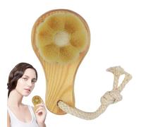 Makeup Remover Brush For Face,Wood Handle Face Washing Brush Plum Blossom Shape - Soft Bristles Face Pore Wash Brush Makeup Removal Tool