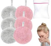 Makeup Remover Pads, 6 Pack Reusable and Double-Sided with Storage Bag, Washable Facial Towels for Effortless Cleansing, Ideal for All Skin Types