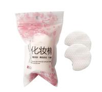 Makeup Remover Pads for the Face, Round Cotton Pads, Face Care Tool, Naturally Soft, Round Cloths, Gentle Cleansing for Face and Eye Area, Home, Travel