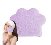 Makeup Remover Sponge - Cat Paw Makeup Remover Dry Wipes,Manual Enlarged Scrubbing Pads Cosmetic Removal Towels for Travel