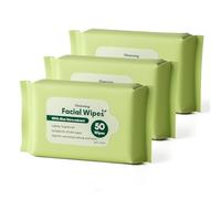 Makeup Remover Wipes - 150 Facial Cleansing Pads with Aloe Vera - 18x12.5cm Wet Wipes for Face & Eyes - Gentle on Sensitive Skin, Removes Makeup & Dirt