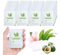 Makeup Remover Wipes Bulk Individually Wrapped,Travel Makeup Wipes Bulk Gentle for Face Cleansing Mascara Lipstick Travel (pack of 50, Avocado)
