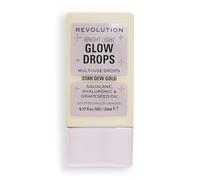 Makeup Revolution, Bright Light Glow Highlighter Drops, Illuminating Finish, Golden Star Dew, 23ml