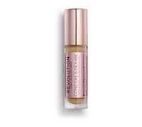 Makeup Revolution Conceal & Define Concealer, Lightweight, Longlasting, Full Coverage Face Makeup, C12, 4g