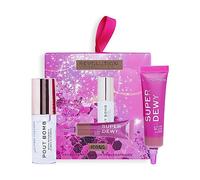 Makeup Revolution Icons Gift Set, Lip Gloss, Liquid Blush & Pink Gift Box Included