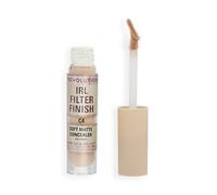 Makeup Revolution IRL Filter Finish Concealer, Medium to Full Coverage, Matte Finish, C4, Light Skin Tones, 6g