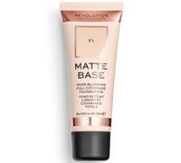 Makeup Revolution, Matte Base, Foundation, F1, 28ml