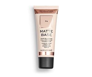Makeup Revolution, Matte Base, Foundation, F4, 28ml