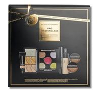 Makeup Revolution Pro Masterclass Set - The Ultimate PRO Glam Kit for Party-Ready Looks with Full Coverage Concealer, Glitter Eyeshadows, Eyebrow Cushion, Foundation Drops, Highlighter