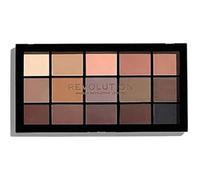 Makeup Revolution Reloaded Eyeshadow Palette, Matte Eye Colours, 15 Shades, Basic Mattes, 16.5g