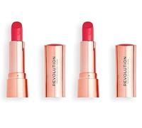 Makeup Revolution Satin Kiss Lipstick Cutie (Pack of 2)