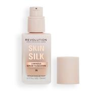 Makeup Revolution Silk Serum Foundation Hyaluronic Acid Light-Medium Coverage F8 23ml