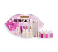 Makeup Revolution Ultimate Kiss Gift Set, Lip Glosses, Lipsticks & Lip Liners Included, 9 Products Total