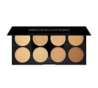 Makeup Revolution Ultra Cover & Concealer Palette, Ultimate Coverage, Light, 8 Shades, 10g
