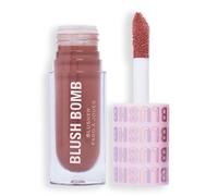 Makeup Revolution, Y2K Baby Blush Bomb, Liquid Face Blusher, Blendable & Buildable, That's Fly Nude, 4.5ml
