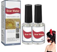 Makeup Scarring Liquid With Brush,Multi Layer Depth & Dimension Effect Scary Scar Water,Halloween Cosmetic Special Effect Gel,for Halloween