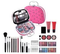 Makeup Set, 28 Piece Make up Kit, Functional Women's Makeup Set, Easy To Carry Women Girls And Teenagers Who Are Similar To Beginners (Rose Pink)