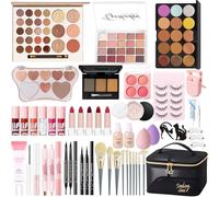 Makeup Set, All in One Make Up Starter Kit, Travel Makeup Kit, Makeup Gift Sets for Women & Teenage Girls Includes Foundation Eyeshadow Palette Lip Gloss Blush Concealer Face Primer Eyeliner Mascara