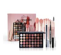 Makeup Set, All In One Makeup Kit, Cosmetic Make Up Starter Kit, Makeup Gift Set for Women & Girls, Includes Foundation Eyeshadow Palette Lipstick Eyeliner Mascara Cosmetic Brush Set