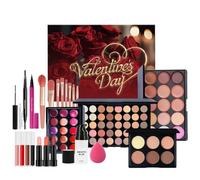 Makeup Set for Valentine's Day - Sensitive-Skin Solution | Valentine's Day Makeup Lipstick Eye-Shadow Palette | for Dating Gathering Mother Girlfriend Sisters Wife Beginners