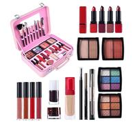 Makeup Set for Women,Waterproof Lipstick Cosmetic | Long-lasting Beginner Waterproof Cosmetic Set,for Teen Lady Grandma Birthday Stage Performance Dating