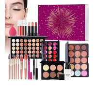 Makeup Set - Full Cosmetic Kit With Palette Lipstick Brush, All In Beauty Box | Complete Eyeshadow Palette Makeup Kit For Women Girls Teens, Beginner Birthday Christmas Wife Daily Use