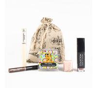 Makeup Set Glamza 5 Piece Lucky Dip Gift Makeup Kit for Women & Teenage Girls - Includes 5 Makeup Items In Hessian Beauty Bag