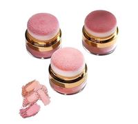Makeup Set Kit,Powder Blush 3 Boxes,Lazy Blush,Lightweight, Smooth,Soft & Fluffy Loose Powder Blush Puff for a Rosy Glow,Flawless Application