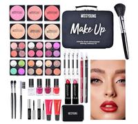 Makeup Sets for Women Full Kit - Travel Makeup Kit - Full Start Cosmetics Set for Women and Girls, Includes Cosmetics, Makeup Tools and Portable Case