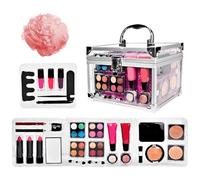 Makeup Sets For Women,Portable Cosmetology Kit | Cosmetic Display Cases For Teen Tween Daily Travel Stage Theater Bridal Wedding