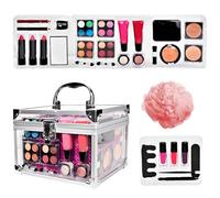 Makeup Sets for Women | Portable Makeup Bag for Stage Makeup - Eyeshadow Blush Brush Set for Teenagers Travel Theatre Wedding Halloween Everyday