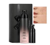 Makeup Setting Spray Set, Half Matte Finish Setting Spray Set with Portable Empty Bottle, Long-Lasting Waterproof Fixing Makeup for Face, Lightweight Fine Mist Liquid Fixing Make Up Kit (190+30ml)