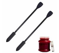 Makeup Spatula, Mini Spatula, Silicone Spatula - Practical Design, 2 Pieces, Makeup Spatula, Cosmetic Spatula, Reusable Beauty Spatula, Spatula