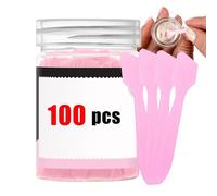 Makeup Spatulas Mini | 100 Pieces Portable Applicator - Mini Makeup Spatula, For Family And Friends Women Beginners At Home Beauty Salons Cream