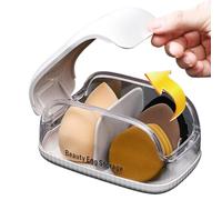 Makeup Sponge Case - Portable Dustproof Cosmetic Egg Holder for Storage and Protection | Multifunctional Beauty-Blender Organizer for Daily Routines | Compact Travel Container f0r Vanity Bathroom Draw
