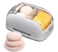 Makeup Sponge Case, Portable Dustproof Storage 5.91 x 3.74 x 2.95 inch Cosmetic Egg Storage Box, Multifunctional Beauty Tools Organizer, Travel Friendly Daily Use for Travel, multi-coloured, B, Please