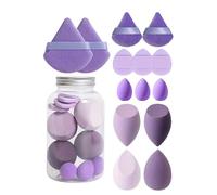 Makeup Sponge, Cosmetic Puff Set, Memories Foam Material Soft Lightweight Gentle on Skin Portable Cream Blending for Women Girls Application, Multiple Sizes